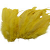 Pluma marabú para accesorios, máscaras y sombreros en color amarillo