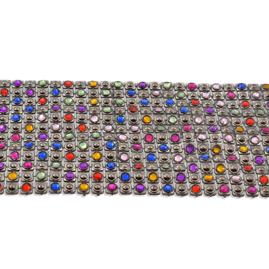 Tira de cristales para vestidos y complementos.