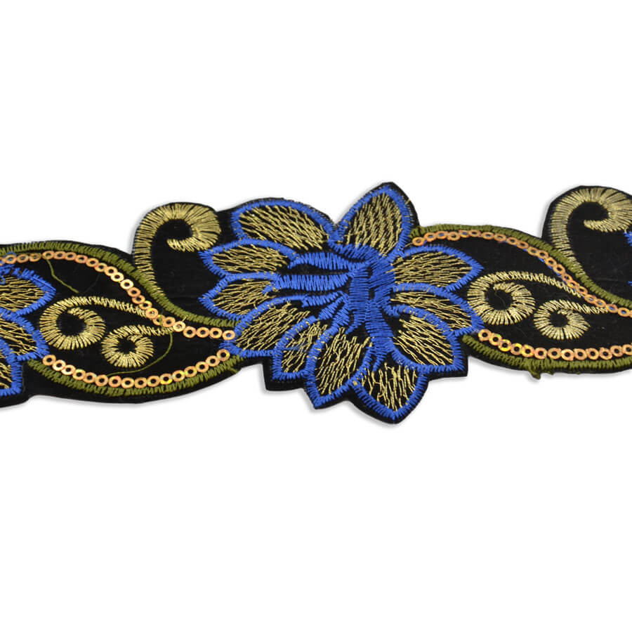 Tira Mixta Floral Bordada 6 cm (pieza 9m) - varios colores - Imagen 13