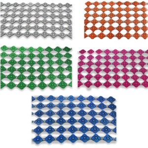 Galón Floral 6 líneas de 1,5cm (pieza 9m) - varios colores