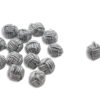 265699037-boton-metalico-bola-entrelazada-plata Botón metálico decorativo con diseño entrelazado