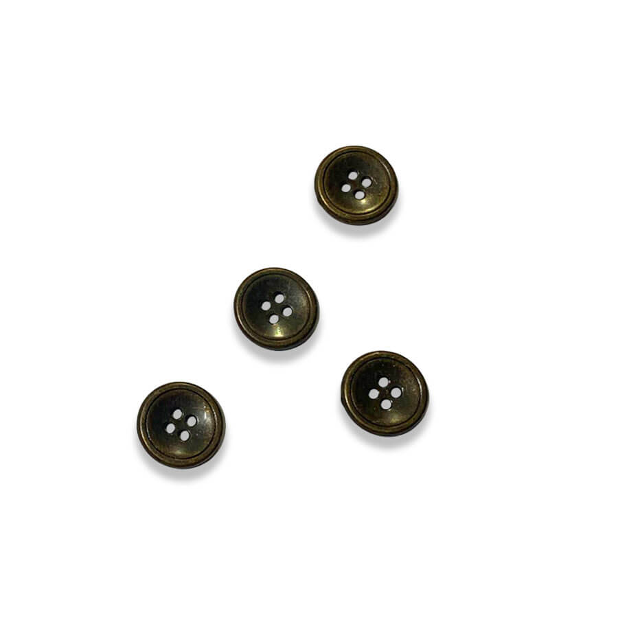 Botón de metal de 24 mm para costura