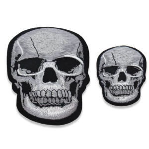 Parche Termoadhesivo Calavera Bordada 6 cm/15 cm