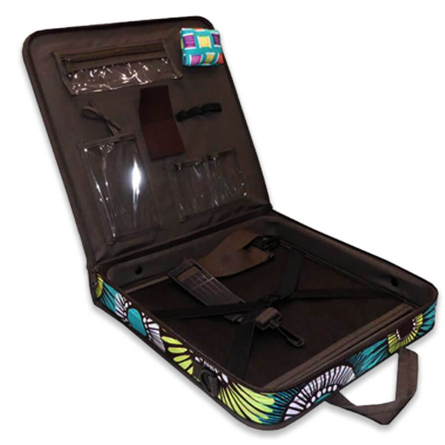 Ref-15-maletin-organizador-para-costura-portatil Maletín para patchwork Ref. 15 con compartimentos interiores