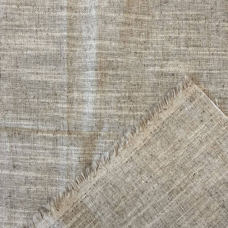 Tela de Lino Algodón Liso ancho 150 cm - Imagen 4