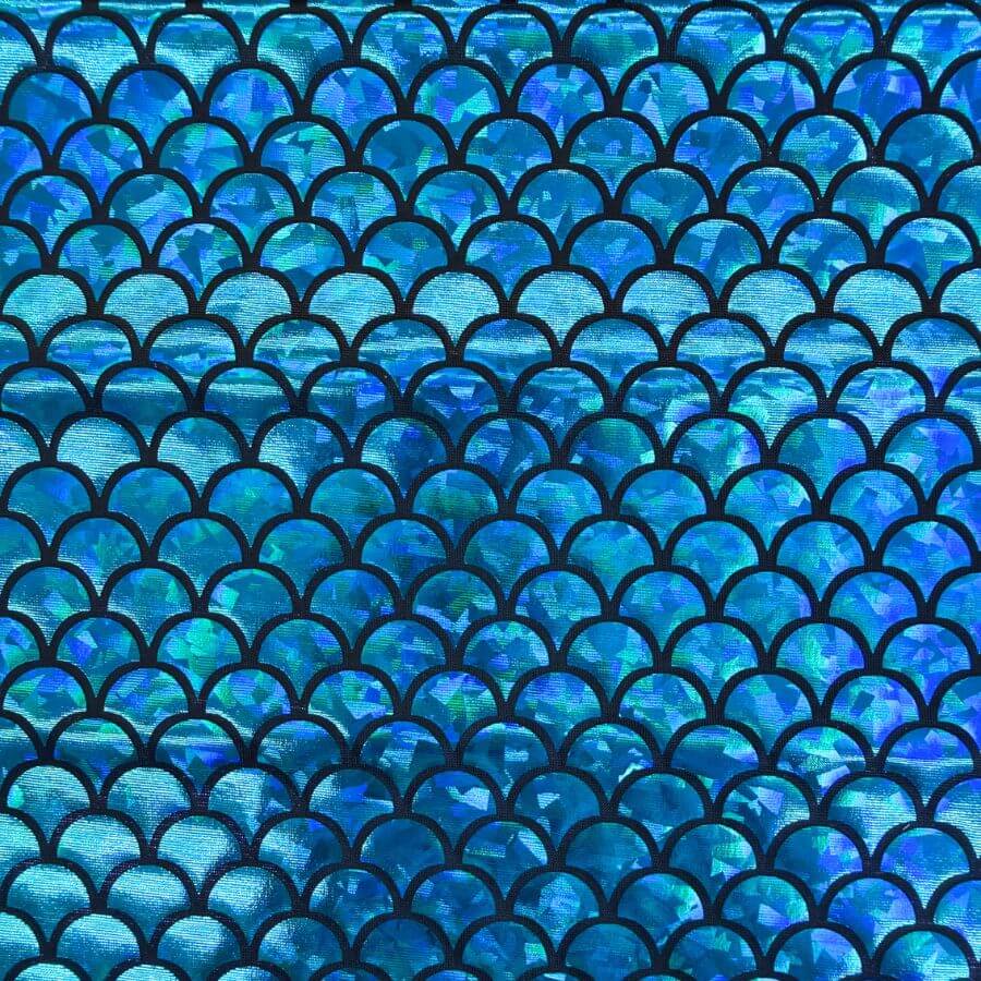 Tela de Licra Lamé Escamas Ancho 150 cm - Imagen 5