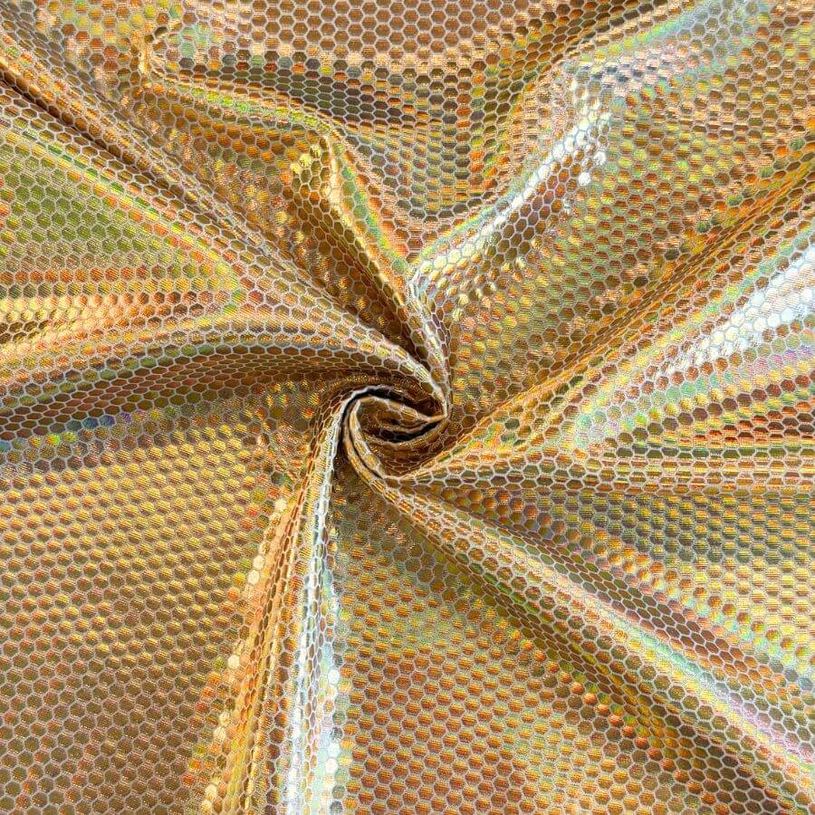 Tela de Licra Lamé Honey Ancho 150 cm - Imagen 5