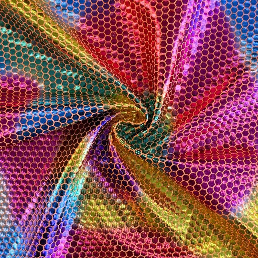Tela de Licra Lamé Honey Ancho 150 cm - Imagen 8