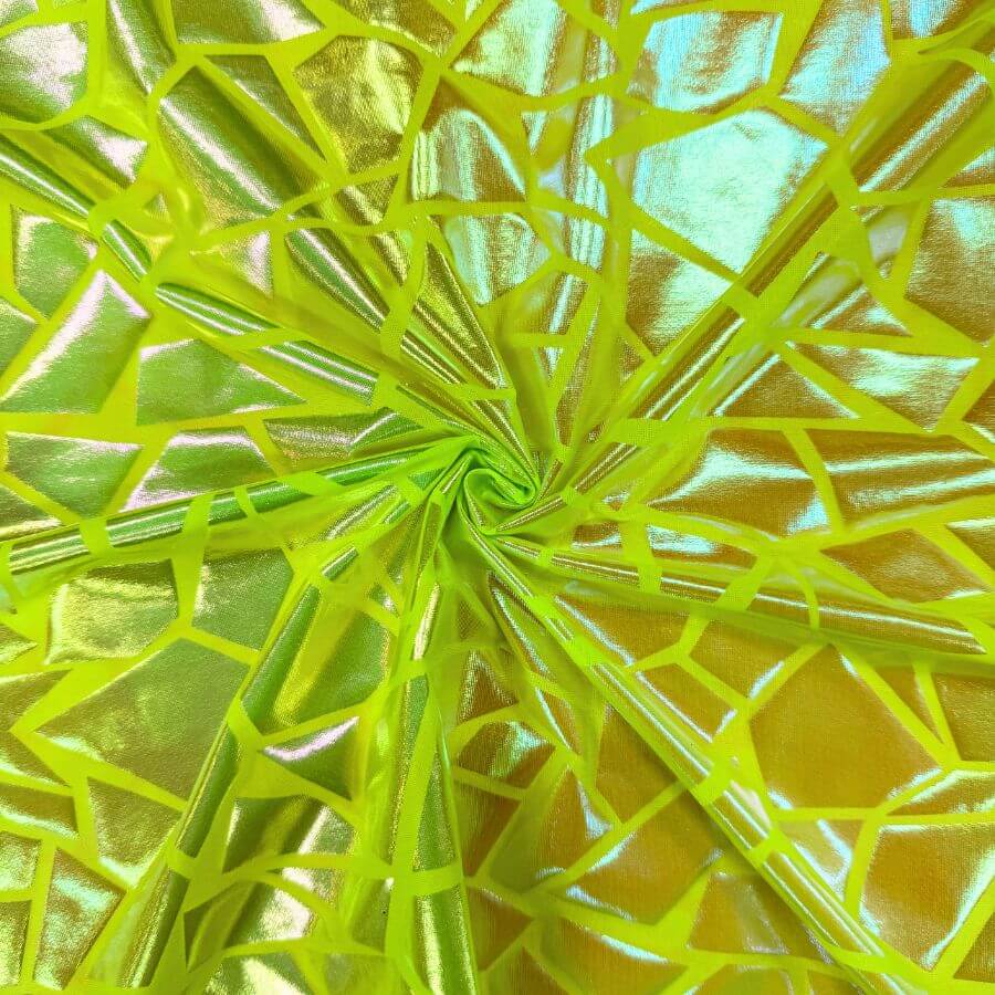 Tela de Licra Lamé con Espejos Ancho 150 cm - Imagen 2
