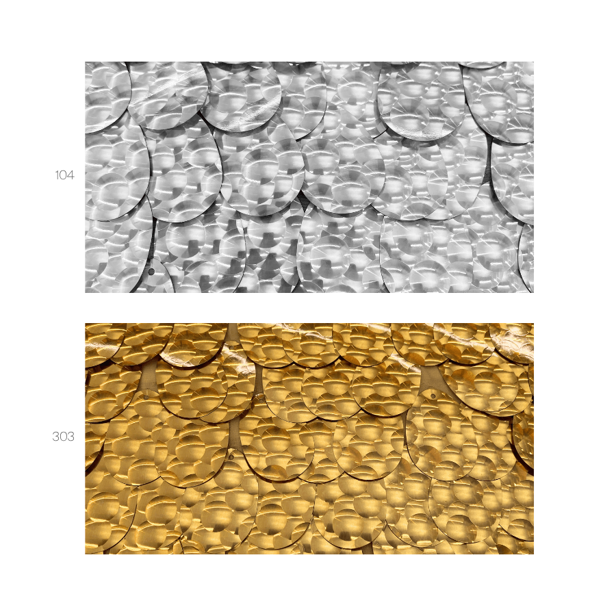 Tela de Lentejuela 3D sobre Licra Ancho 1,50 m - Imagen 1