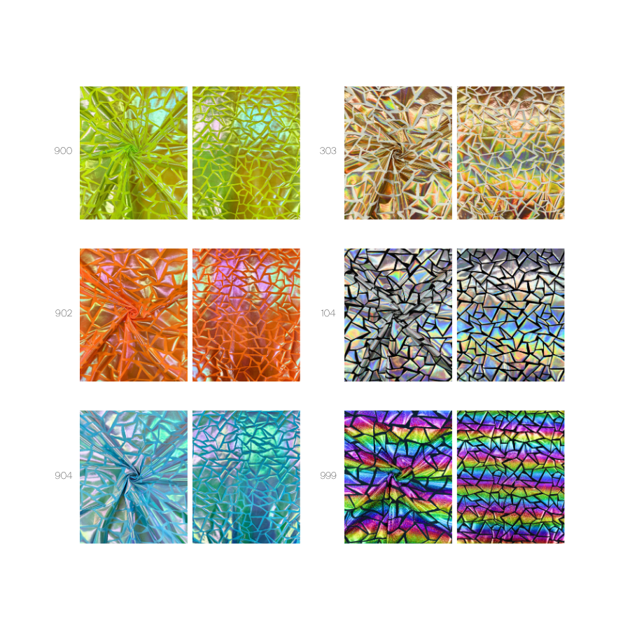 Tela de Licra Lamé con Espejos Ancho 150 cm - Imagen 1