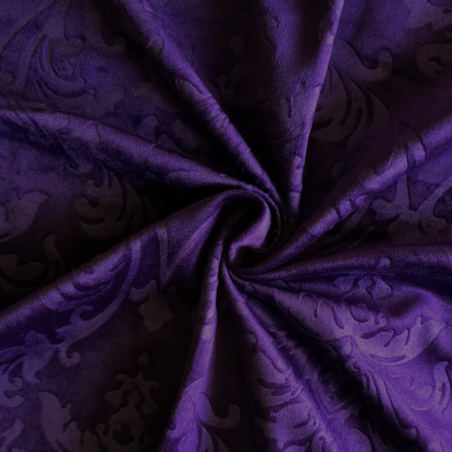 Tela de Terciopelo Alaska Gofrado Damasco Ancho 150 cm - Imagen 18