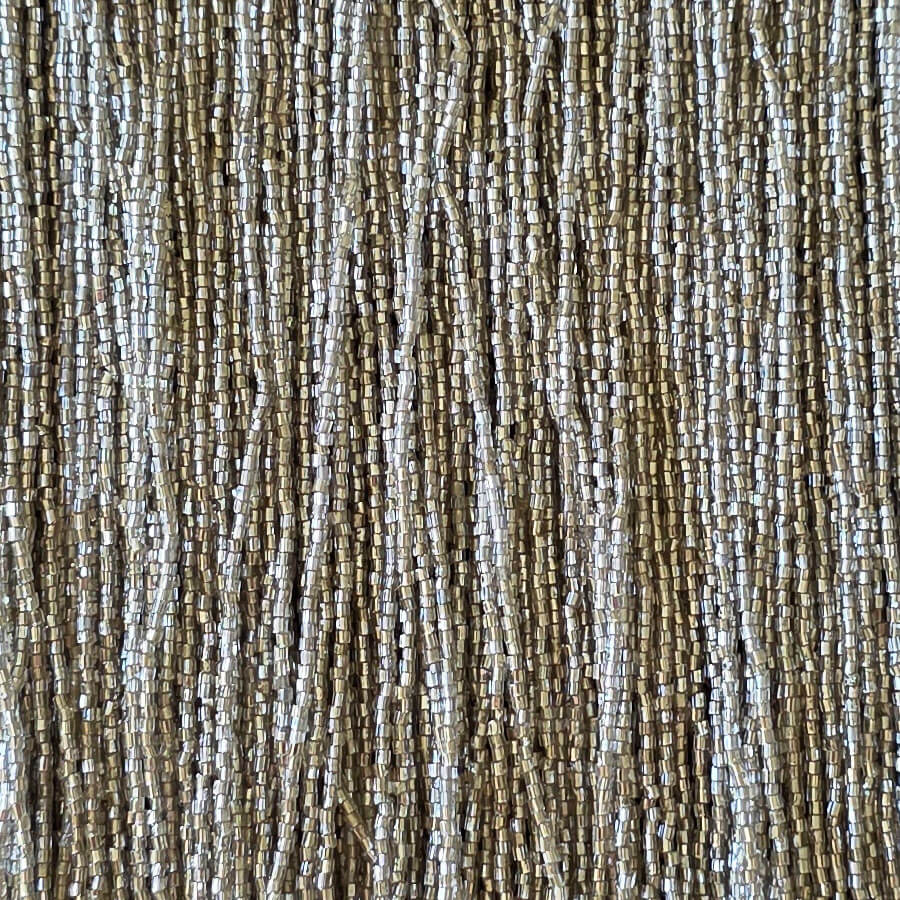 Fleco plata de pedrería para vestuario escénico