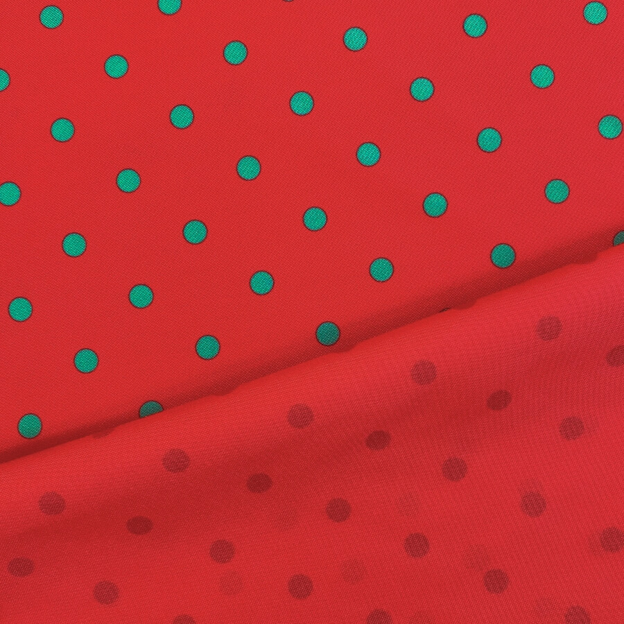 Tela Strech Lunares Doble Cara Bicolor Ancho 150 cm - Imagen 2