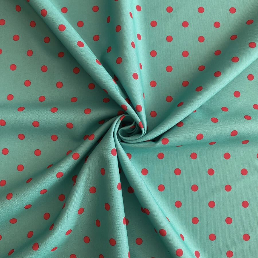 Tela Strech Lunares Doble Cara Bicolor Ancho 150 cm - Imagen 10