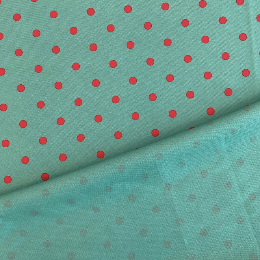 Tela Strech Lunares Doble Cara Bicolor Ancho 150 cm - Imagen 8