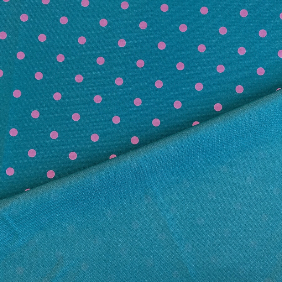 Tela Strech Lunares Doble Cara Bicolor Ancho 150 cm - Imagen 14