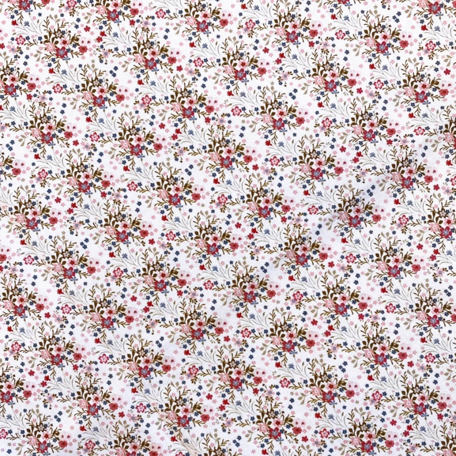 Tela de Algodón Violeta Estampado Floral 150 cm - Imagen 32