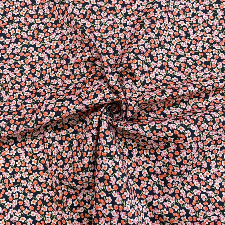 Tela de Algodón Violeta Estampado Floral 150 cm - Imagen 42