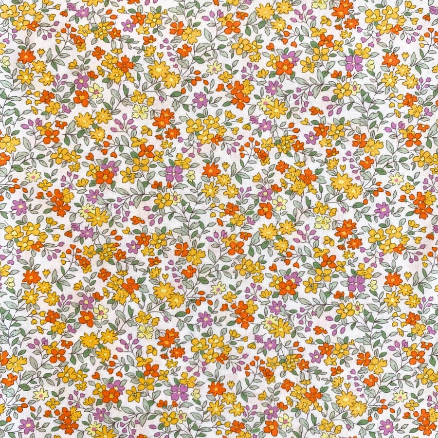 Tela de Algodón Violeta Estampado Floral 150 cm - Imagen 53