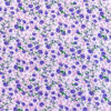 Tela de Algodón Violeta Estampado Floral 150 cm - Thumbnail Image 5
