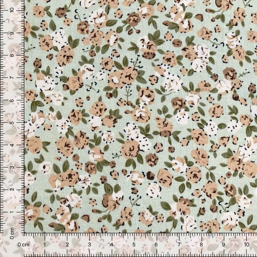 Tela de Algodón Violeta Estampado Floral 150 cm - Imagen 28