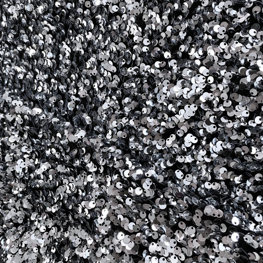 Tela de Terciopelo con Lentejuela Ancho 150 cm - Imagen 32