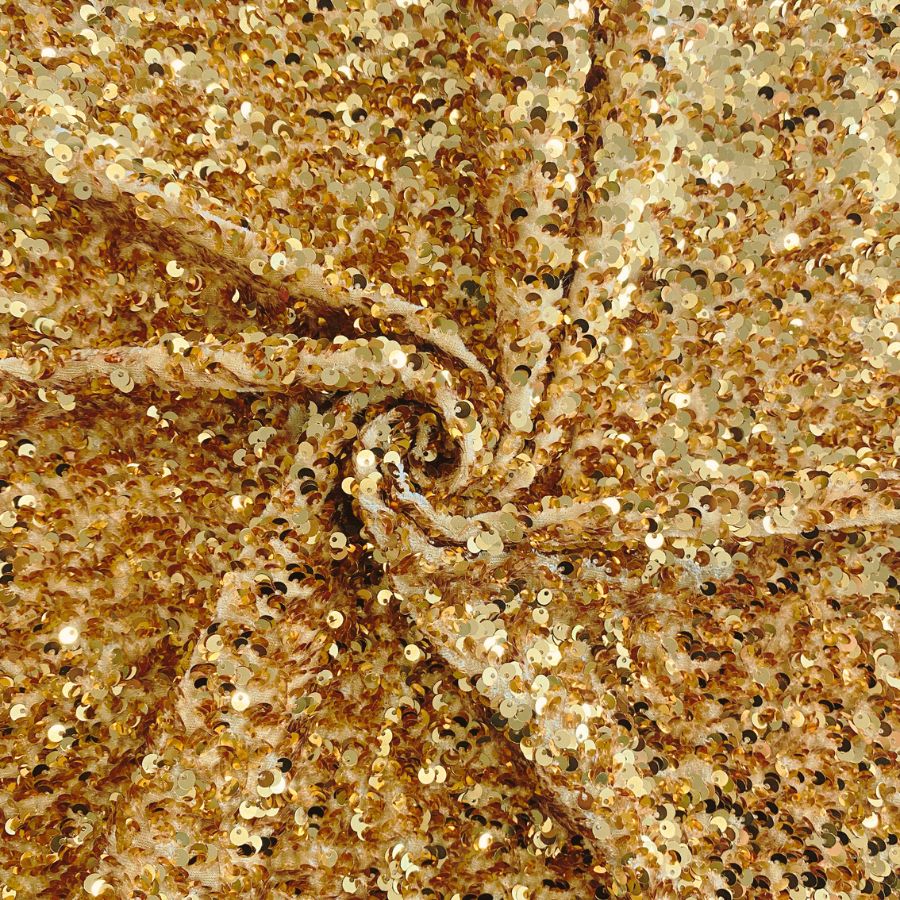 Tela de Terciopelo con Lentejuela Ancho 150 cm - Imagen 7