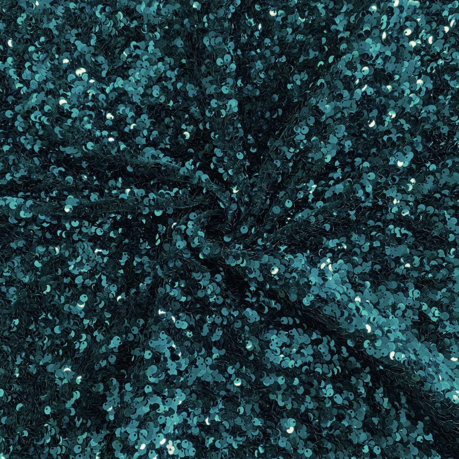 Tela de Terciopelo con Lentejuela Ancho 150 cm - Imagen 25
